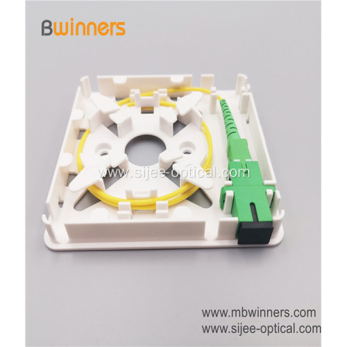 1 Core 86 Fiber Socket Panel Fiber Optical FTTH Box